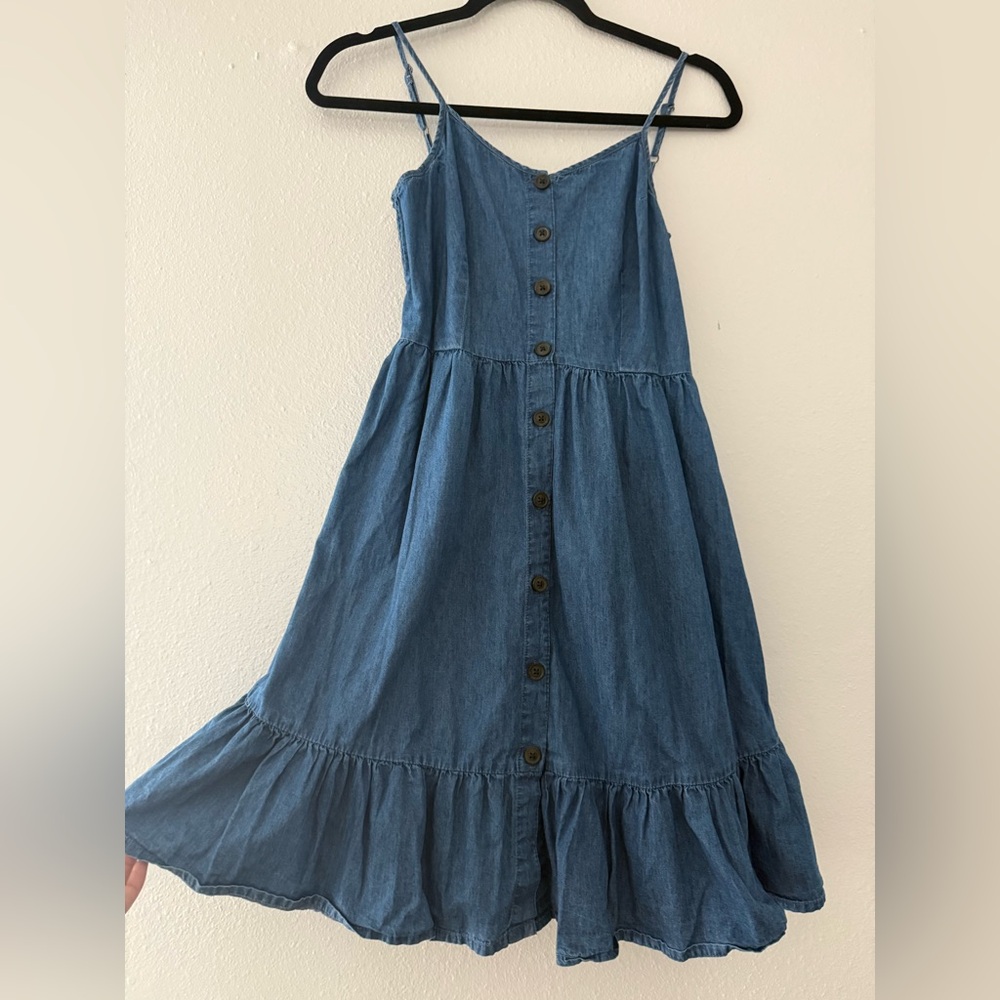 Japna Blue Tiered Ruffled Sundress